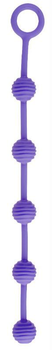 Анальний ланцюжок Delight Throb Anal Beads 10 inch колір фіолетовий (14588017000000000)