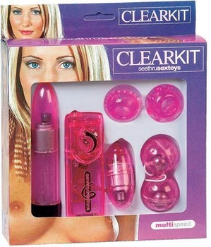 Секс набор Clear Kit Seethru Sextoys цвет розовый (10940016000000000)