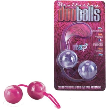 Вагінальні кульки Oscilating Duo Balls колір рожевий (15019016000000000)