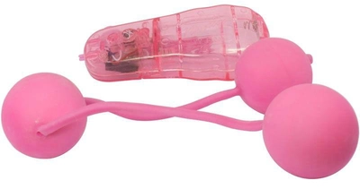 Вагинальные шарики Real Skin Vibrating Ben Wa Balls цвет розовый (15968016000000000)
