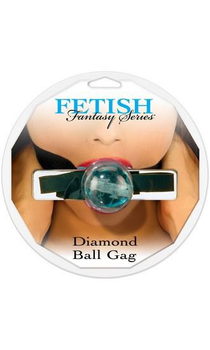 Кляп Diamond Ball Gag голубой (04050000000000000)