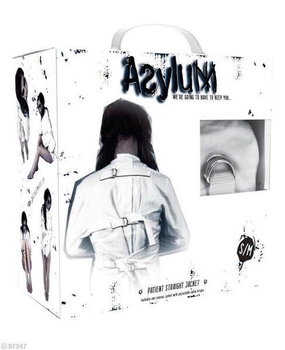 Смирительная рубашка Asylum, S/M цвет белый размер S/M (11857004006000000)