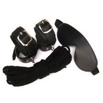 Набор садо-мазо: маска, наручники, веревка (11134000000000000)