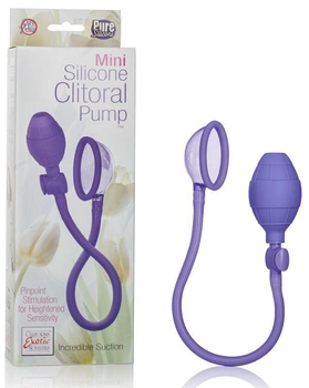 Женская вакуумная помпа Mini Silicone Clitoral Pump цвет сиреневый (17038009000000000)