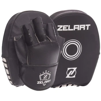 Лапа вигнута (2шт) Zelart 1418 розмір 20х17х3см Black-White