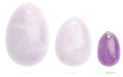 Яйцо йони из натурального камня La Gemmes Yoni Egg S цвет фиолетовый (21791017000000000)
