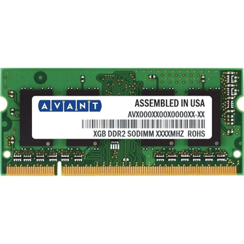 Оперативна пам'ять Avant SODIMM DDR2 2Gb 800MHz PC2-6400 (AVK6456U61E6800F5-AP)