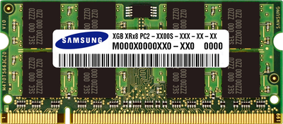 Оперативна пам'ять Samsung SODIMM DDR2 2Gb 800MHz PC2-6400 (M470T5663EH3-CF7-1110)