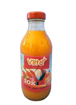 Сік дитячий Vitta Plus морква, яблуко, апельсин 330 мл