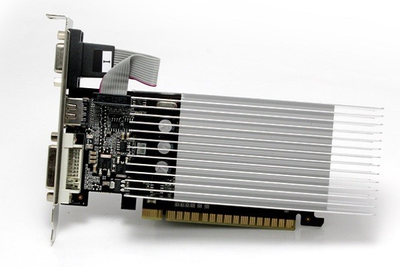 Видеокарта MANLI PCI-Ex GeForce GT 610 1 GB DDR3 ( 64 Bit ) ( DVI, VGA, M-HDMI ) Б/У