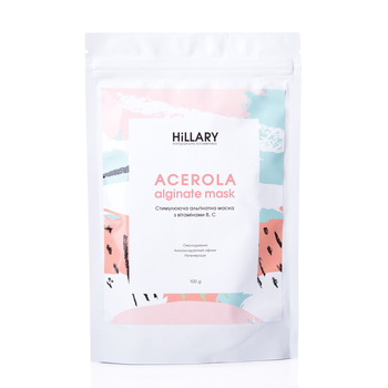 Альгинатная маска Hillary Acerola стимулирующая с витаминами B C 100 г HI-08-460