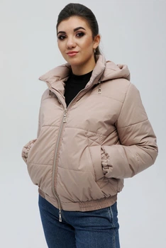 Куртка Exclusive moda М-072 46 Піщано-бежевий