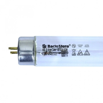Безозоновая бактерицидная лампа Bactosfera BS 15W T8/G13-OF