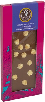 Шоколад молочний SHOUD'E з фундуком 100 г (4820078237438)