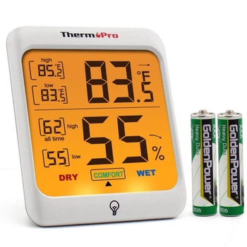 Цифровий термогігрометр ThermoPro TP-53 з підсвічуванням та магнітом