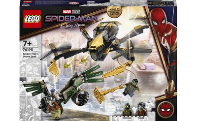 Конструктор LEGO Marvel Двобій дронів Людини-Павука 198 деталей (76195)