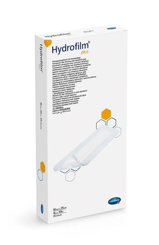 Повязка пленочная прозрачная с абсорбирующей подушечкой Hydrofilm Plus 10х25см 1шт