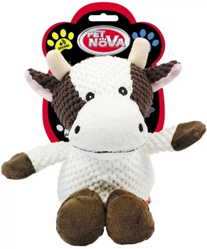 Іграшка для собак Pet Nova Корівка Pet Nova 32 см (PLU-COW) (5903031440928)