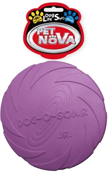 Іграшка для собак Pet Nova Диск гумовий Pet Nova 15 см Фіолетовий (RUB-DISC-VIOLET-15CM) (5903031443028)