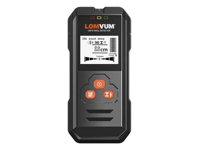 Детектор прихованої проводки Lomvum LW10 Металошукач Чорний (1010-141-00)