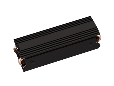 Радіатор пасивного охолодження Alloyseed Алюмінієвий M2 SSD до 2280 Чорний (1009-942-00)