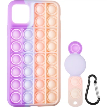 Чохол Fiji Antistress Apple iPhone 11 Pro Max силікон бампер Pop It Поп Іт Violet
