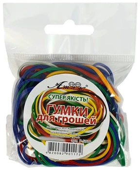 Резинки для денег Атлас 20 г ассорти AS0215