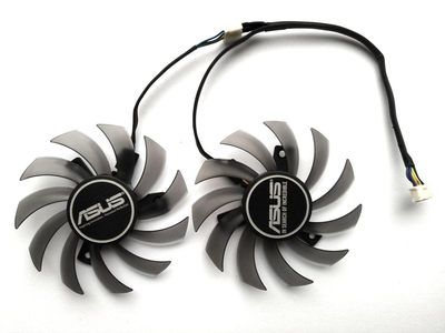 Вентилятор FirstD для видеокарты ASUS 5-pin FD7010H12S (T128010SH PLD08010S12HH) комплект 2 шт (№33)