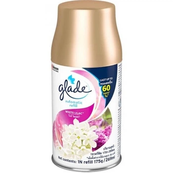 Сменный баллон к автоматическому освежителю воздуха Glade Белая сирень, 269 мл