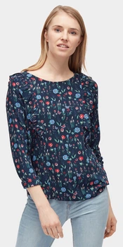 Блузка Tom Tailor Printed ruffled tunic XL різнобарвний 205526200711005