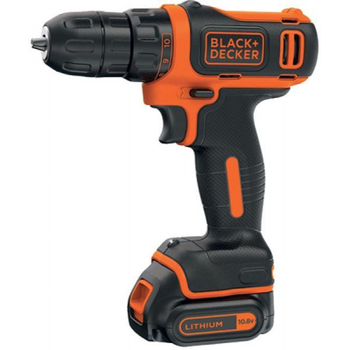 Шуруповерт BLACK&DECKER BDCDD12, 10.8V, 26Нм, Li-Ion (BDCDD12)