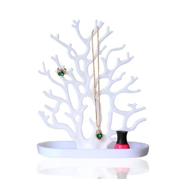 Подставка для хранения ювелирных изделий в виде коралла WE Jewelry White