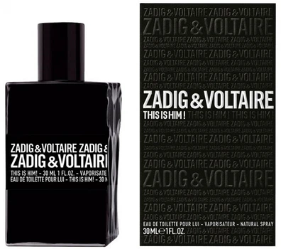 Туалетна вода для чоловіків Zadig&Voltaire This Is Him 30 мл (3423474896059)