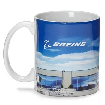 Чашка Boeing Everett Factory Mug 300 мл Синяя