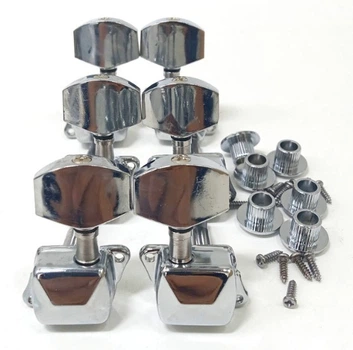 Колки для электрогитары и акустической гитары 3L+3R Silver