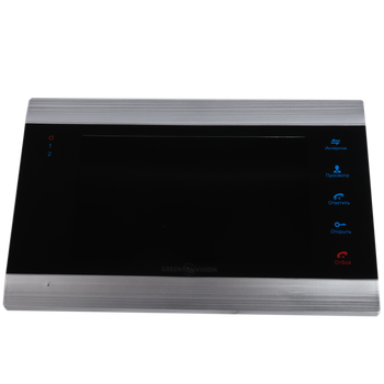 Цветной AHD видеодомофон Green Vision GV-055-AHD-J-VD7SD silver