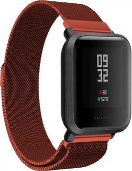 Ремінець Міланська Петля Milano для Amazfit Bip Red (13332-2D)