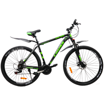 Велосипед 27.5" Hunter 2025 Рама-17" Чорно-Зелений
