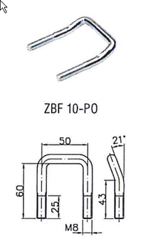 Драбина U-подібна Winterhoff ZBF 10-PO 1860039
