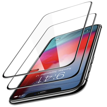 Защитное стекло Baseus Full Coverage Curved Tempered Glass 0.3 mm Black (2 pcs pack) для iPhone 11 Pro Max/XS Max (SGAPIPH65S-KC01)