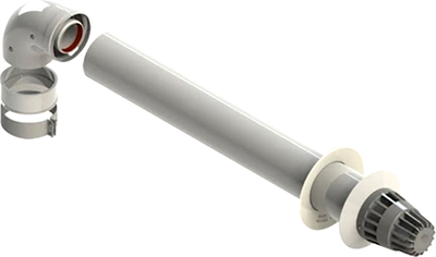 Коаксиальный комплект ARISTON 60/100 1м + колено и хомуты (3318073)