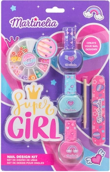 Набор детской декоративной косметики Martinelia Super Girl Nail Design Kit (11909A) (8436591923350)