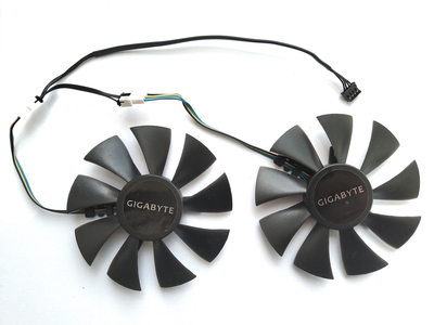Вентилятор Colorful для видеокарты Gigabyte (PLD09210S12HH T129215SU) комплект 2 шт (№126.1)