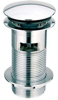 Донный клапан для раковины McALPINE с переливом 50 мм х 1 1/4" DW60-CB хром (5036484507921)
