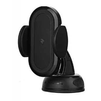 Автодержатель с беспроводной зарядкой 2E Car Windsheild/airvent 2E Wireless Charger(3in1), 10W, black (2E-WCQ01-07)