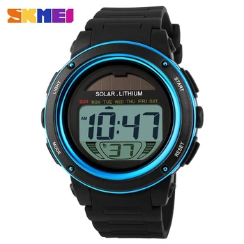 Наручные часы Skmei solar watch 1096 Синие