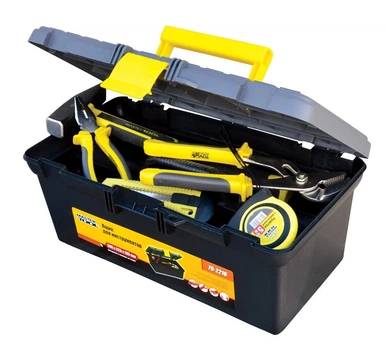 Ящик для инструмента Mastertool 16" (395*223*165 мм) пластиковые замки 79-2216