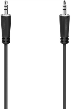 Kabel Hama 3.5 mm Jack — 3.5 mm Jack Stereo 1.5 m Czarny (00205262)