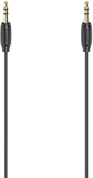 Kabel Hama 3.5 mm Jack — 3.5 mm Jack Stereo Gold 1.5 m Czarny (00205118)