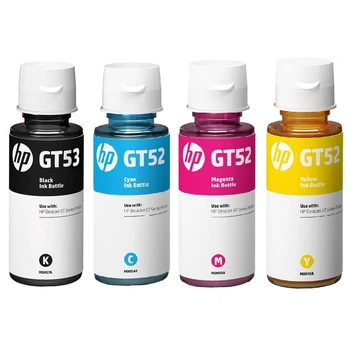 Набор оригинальных чернил HP Jet Ink Tank 115/315/319 GT52/53 B/C/M/Y (SET52HP)